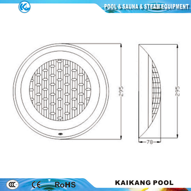 602S STAINLESS STEEL UNDERWATER LIGHT
