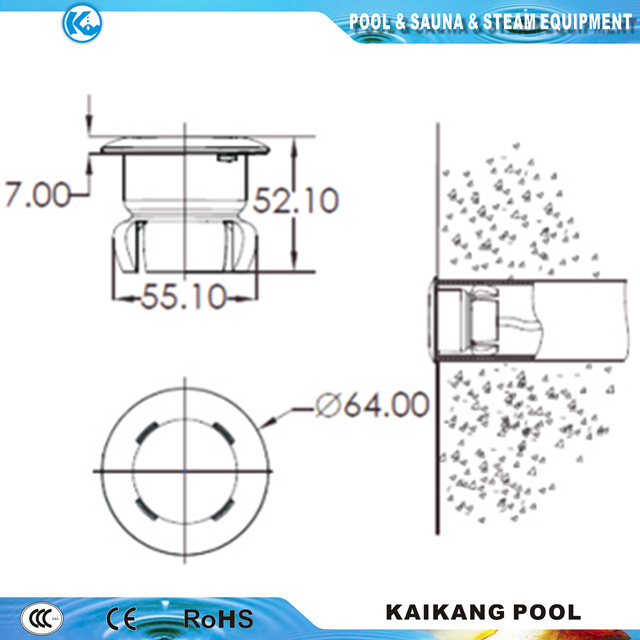 LED-P10 Plastic Underwater Light